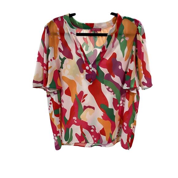 Flying Tomato Summer Woven Top - Size Large (EUC) - Picture 1 of 7